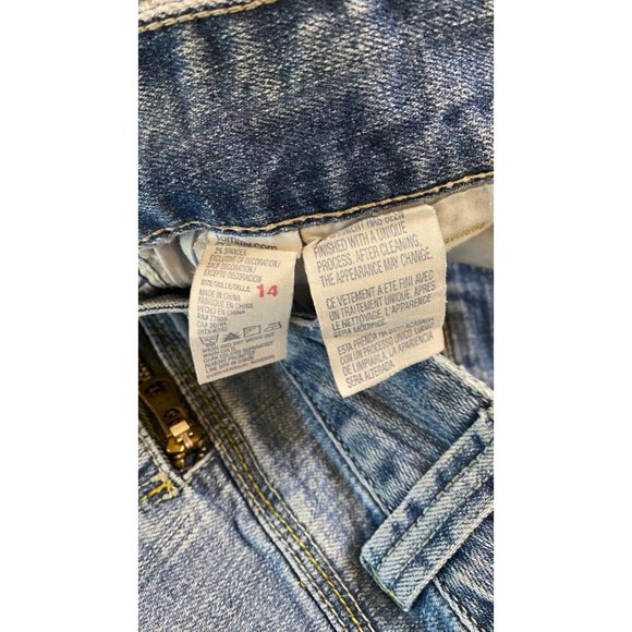 Vintage Tommy Hilfiger Woman Mid-Rise Jeans Women Size 14 Zipper Pockets Rivets - Picture 4 of 16